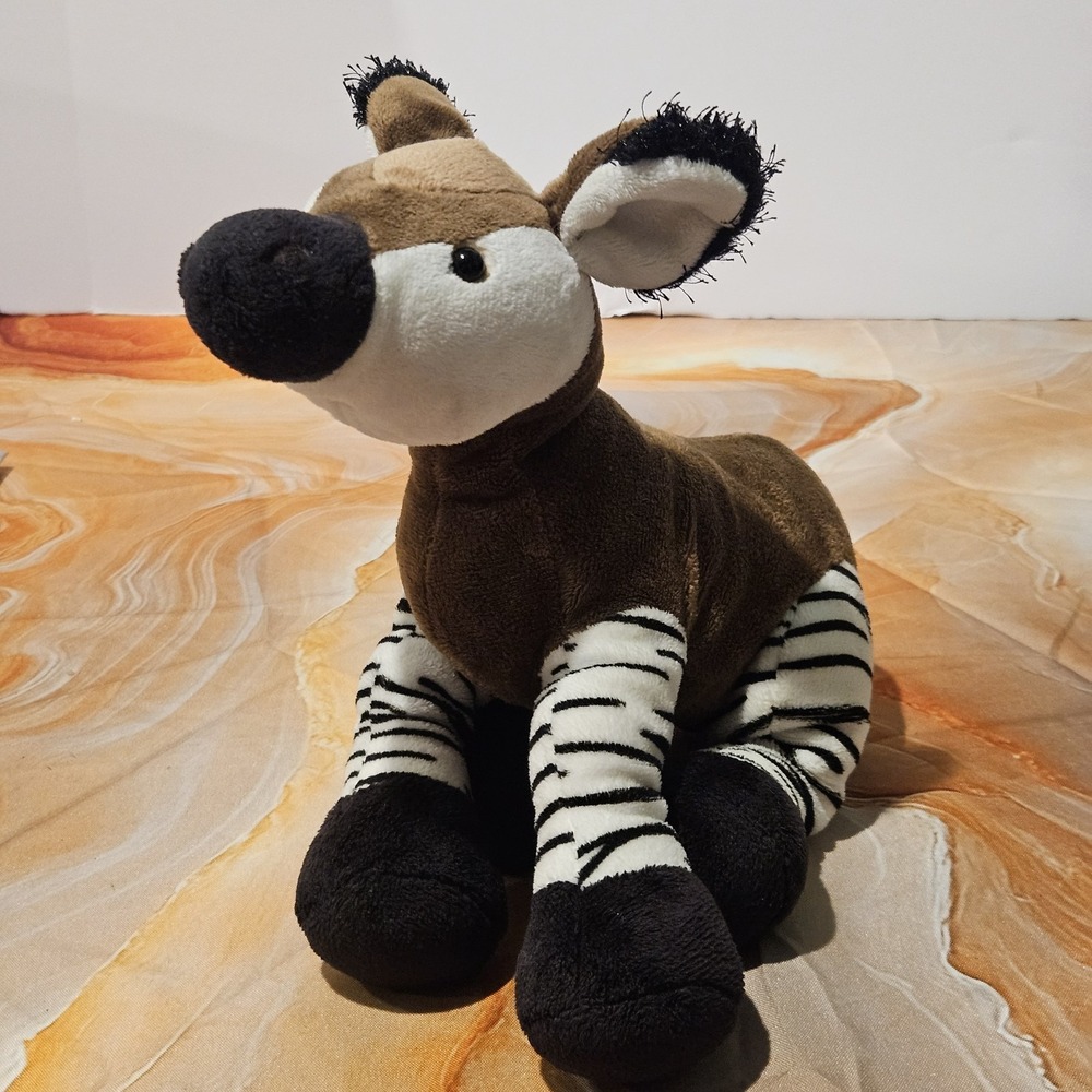 Webkinz Okapi HM445 Retired Ganz Plush Stuffed Animal 10" No Code